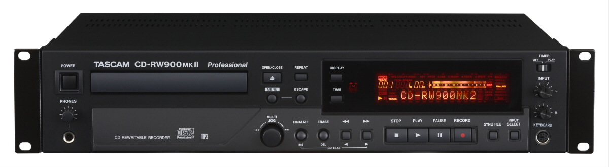 CD-RW900MKII | CD Recorder/Player | TASCAM - United States