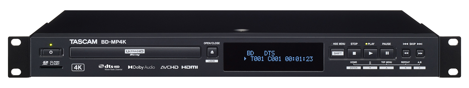 BD-MP4K | Professional-Grade 4K UHD Blu-ray Player With SD & USB