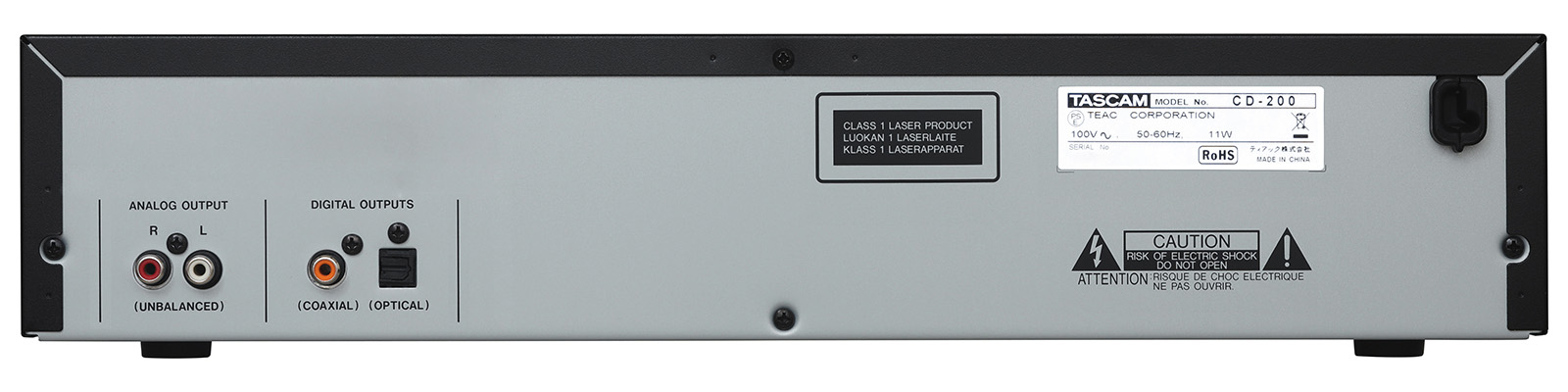 CD-200 | Professional CD Player | TASCAM - United States