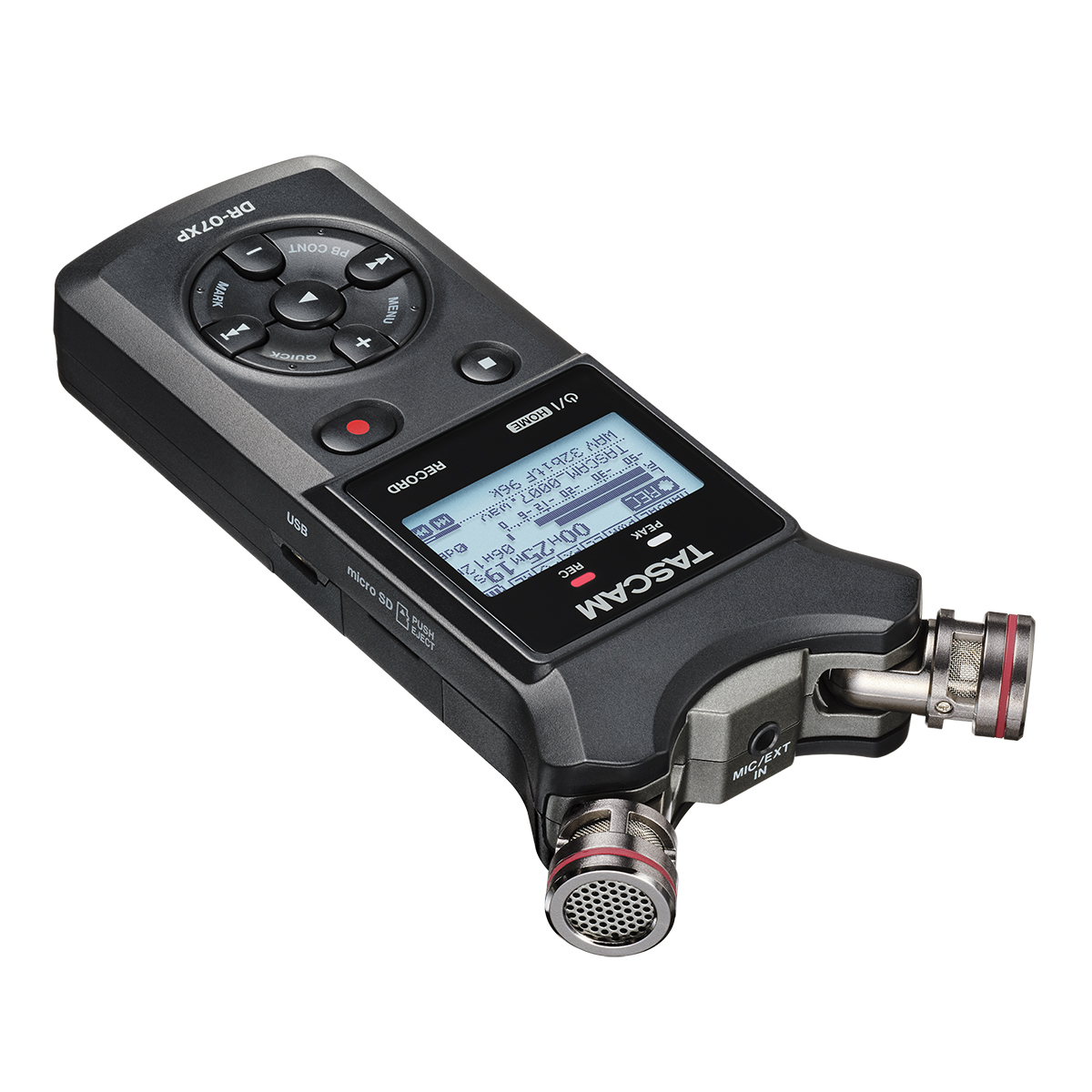 DR-07XP | 2-Channel 32-Bit Float Handheld Recorder With USB-C