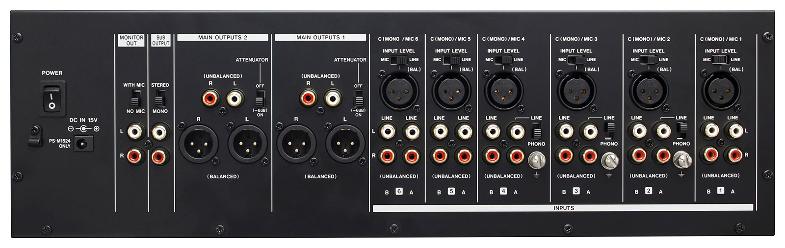 MZ-372 | 7-Channel Rackmount Multi-zone Mixer | TASCAM - United States