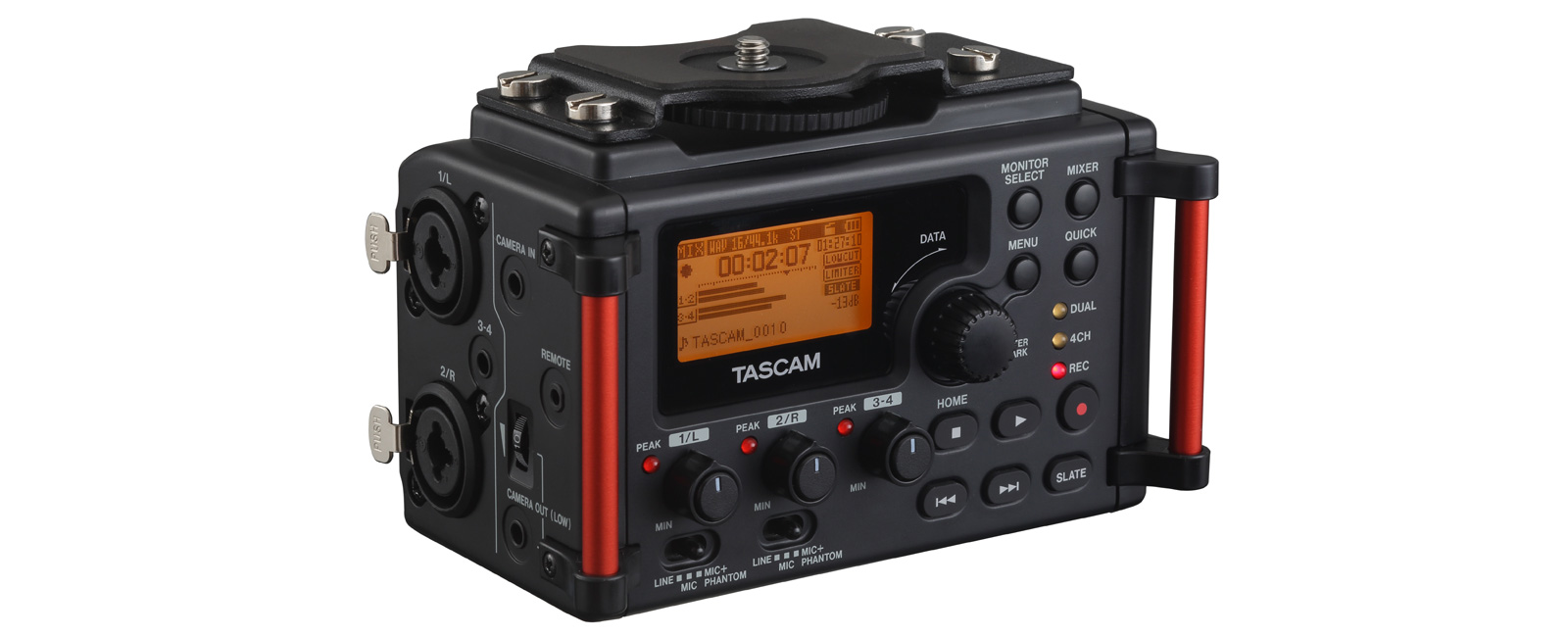 DR-60DMKII | 4-Track Audio Field Recorder & Mixer for Audio/Video