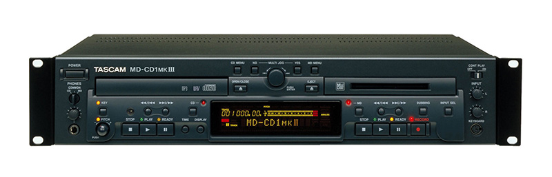 MD-CD1MKIII | CDプレーヤー/MDレコーダー | TASCAM (日本)