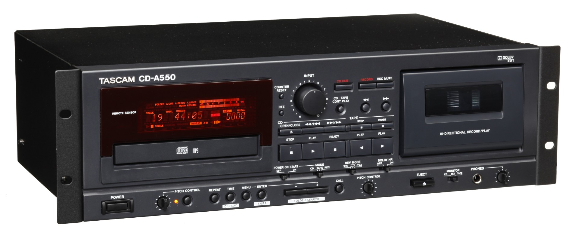 CD-A550 | 業務用CDプレーヤー/カセットデッキ | TASCAM (日本)