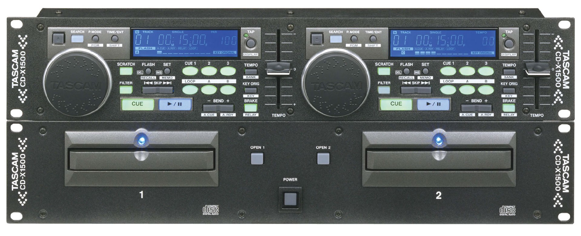 CD-X1500 | DJCDプレーヤー | TASCAM (日本)