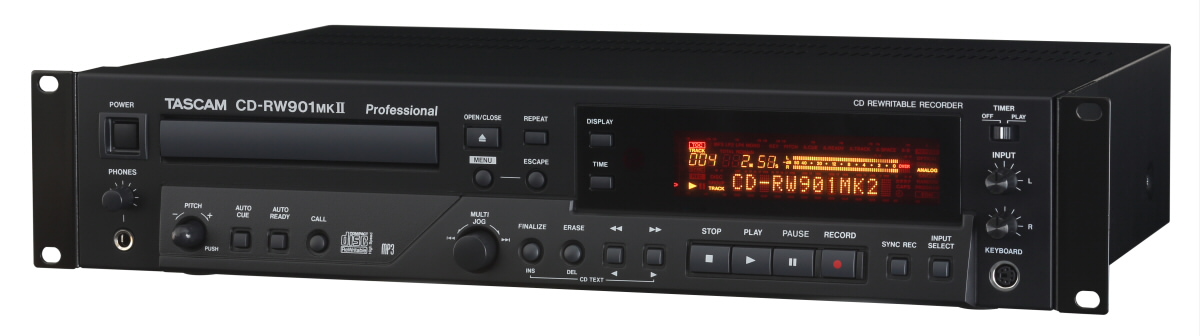 CD-RW901MKII | CDレコーダー/プレーヤー | TASCAM (日本)