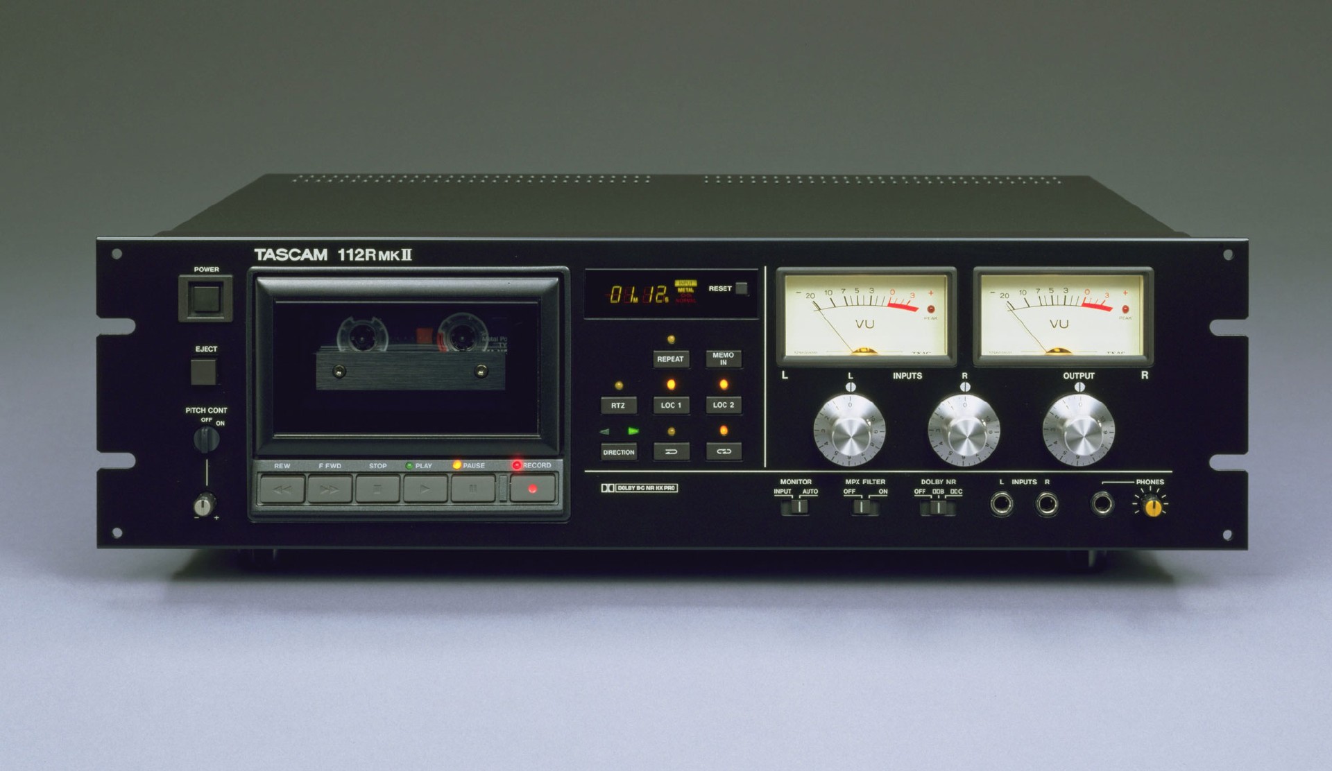112RmkII | Bi-Directional Broadcast Series Cassette Deck | TASCAM