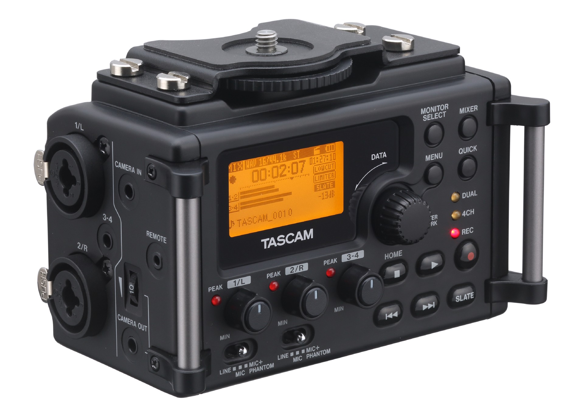 DR-60D | DSLR用リニアPCMレコーダー/ミキサー | TASCAM (日本)