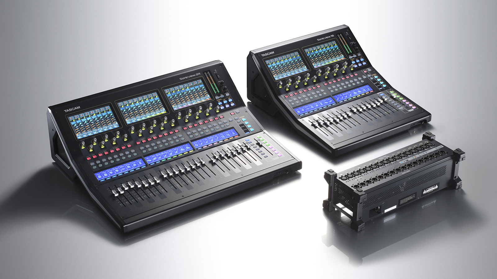 SB-16D | 16in/16out Dante Stage Box | TASCAM (日本)