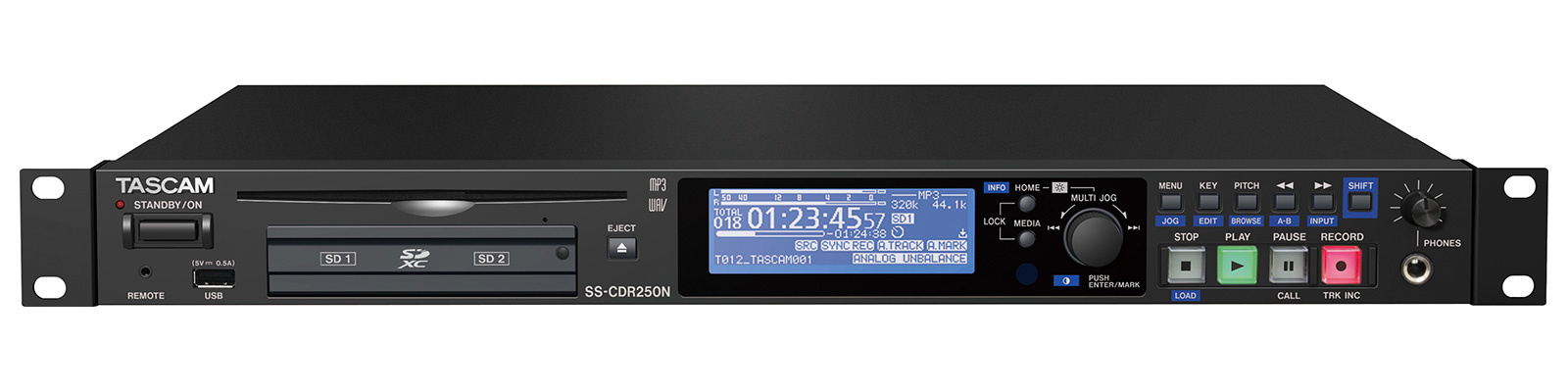 SS-CDR250N | ネットワーク対応CD/SD/USB 2チャンネルオーディオ