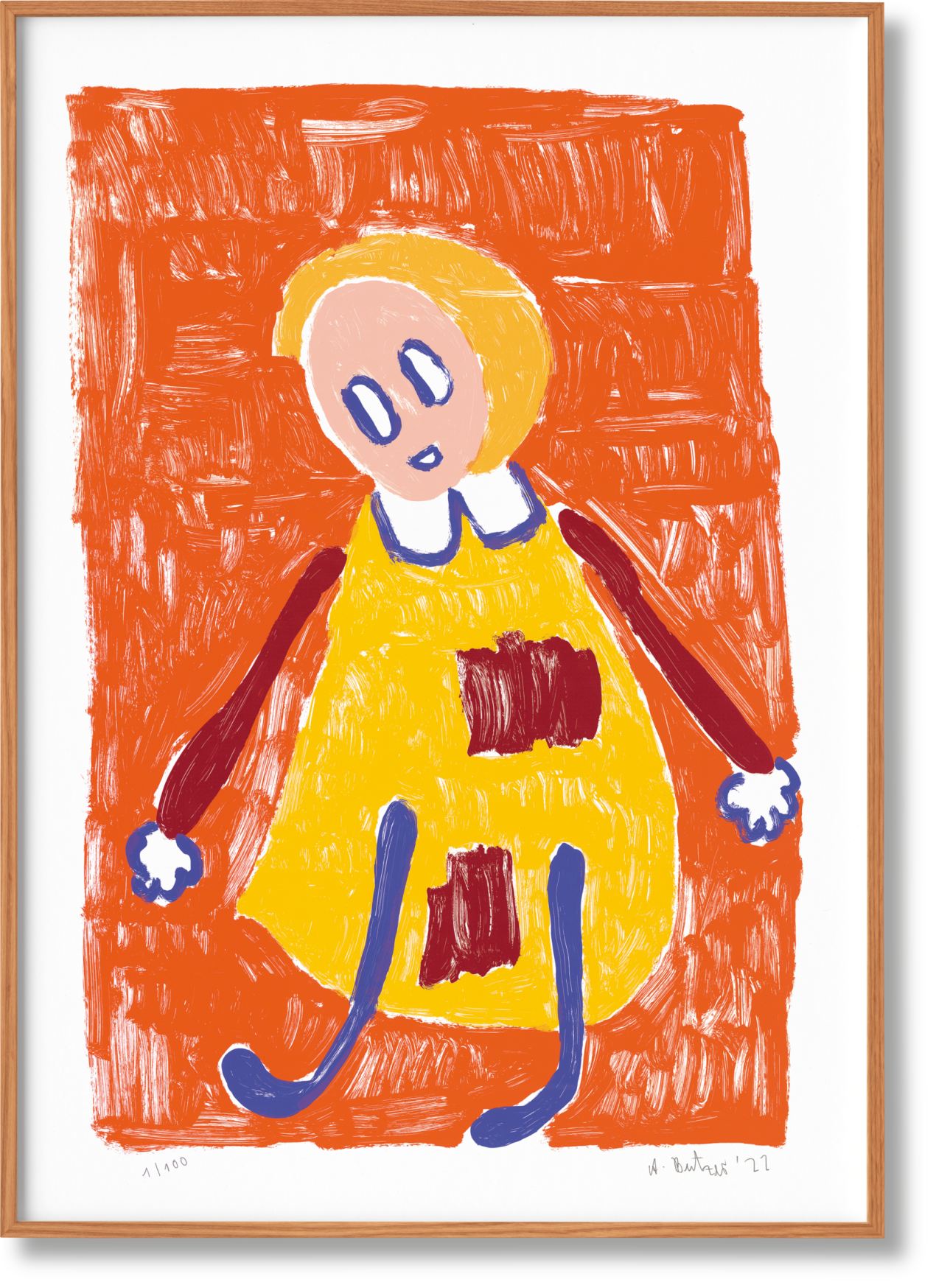 André Butzer, Screenprint, Untitled 4, 2022. TASCHEN Books. TASCHEN