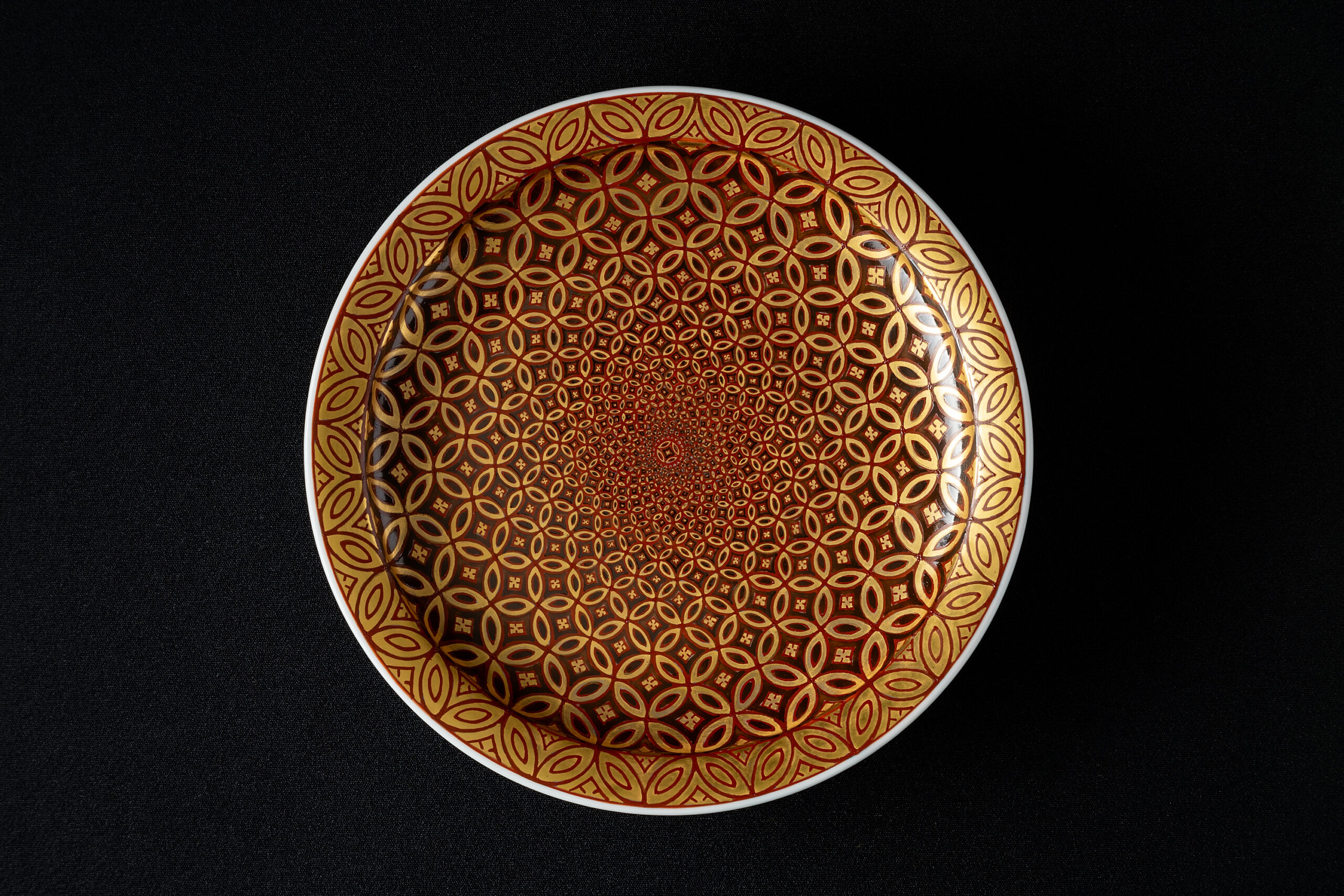 金彩七宝繋文 五.五寸皿 - 【公式】田代陶器店 TASHIRO TOUKITEN