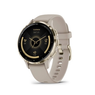 Garmin Venu 3S Smartwatch Ivory and Soft Gold : Target