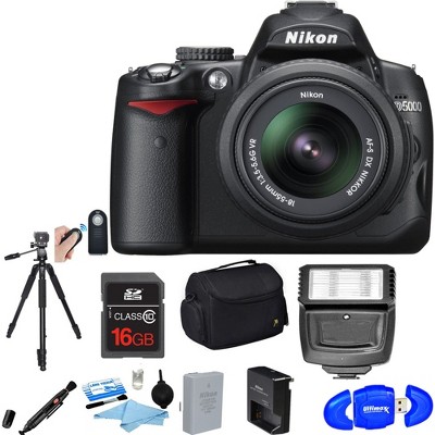 Nikon D5000/D5600 Digital SLR Camera Kit with 18-55mm VR Lens with