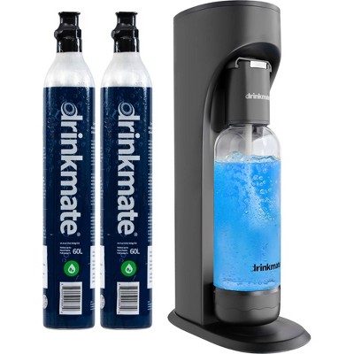 Drinkmate OmniFizz Sparkling Water and Soda Maker with 60L CO2