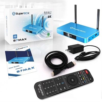 Super Box S7 Max - Fully Loaded 6K Android TV Box, Loaded with