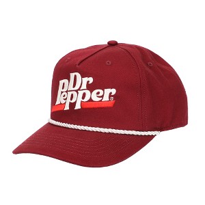 Dr Pepper Classic Logo Maroon Grandpa Cap : Target