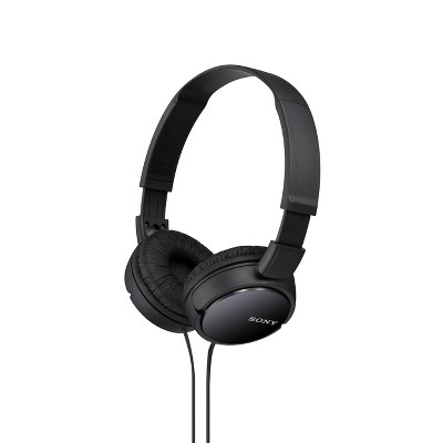 Sony ZX Series Wired On Ear Headphones - Black (MDR-ZX110) : Target