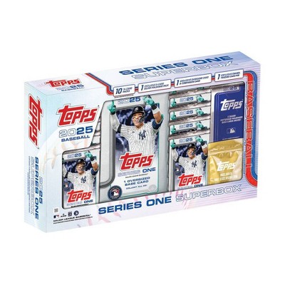 2025 Topps MLB Series One Baseball Trading Card Super Box : Target
