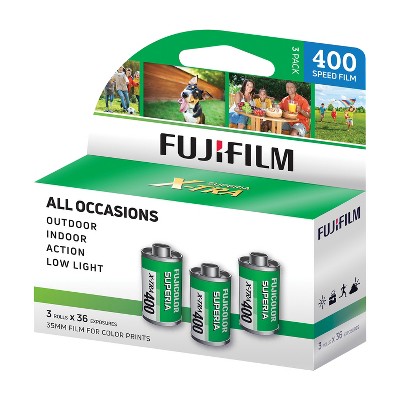 FUJIFILM® ISO 400 36-Exposure Color Negative Film (3 Pack) in