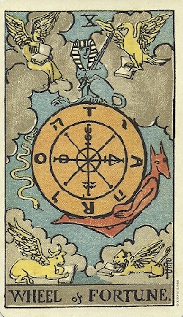 La Ruota della Fortuna/The Wheel of Fortune | Tarot Heritage