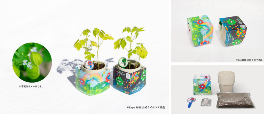 そら植物園の2025大阪・関西万博公式ライセンス製品「植物栽培キット