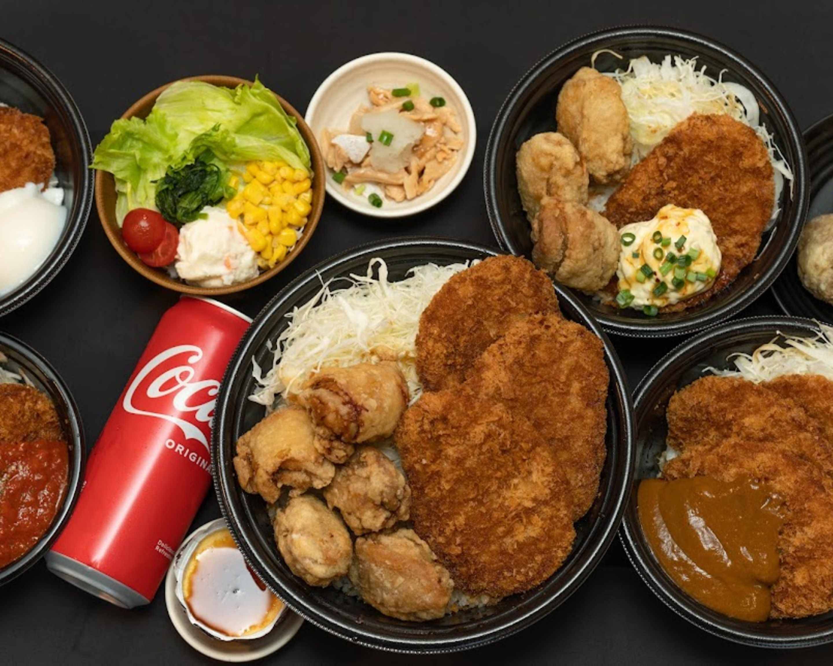 唐揚げ・とんかつ・ハンバーグ・海鮮のガッツリ丼！ でか盛りご用達一