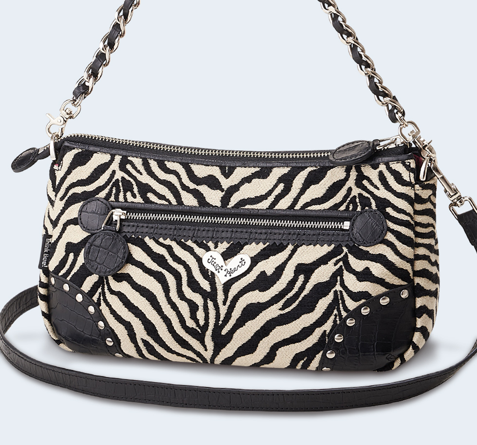 パンキッシュゼブラ 2ウェイショルダーバッグ / Think Bee! 『公式