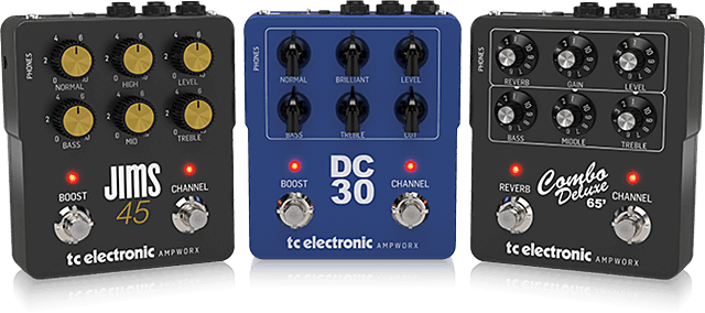 マーシャル・フェンダー・VOXアンプのサウンドを再現したTC Electronic