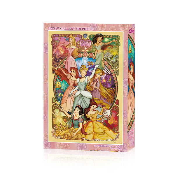 ジグソーパズル 500ピース「美しく咲き誇る乙女（ディズニープリンセス