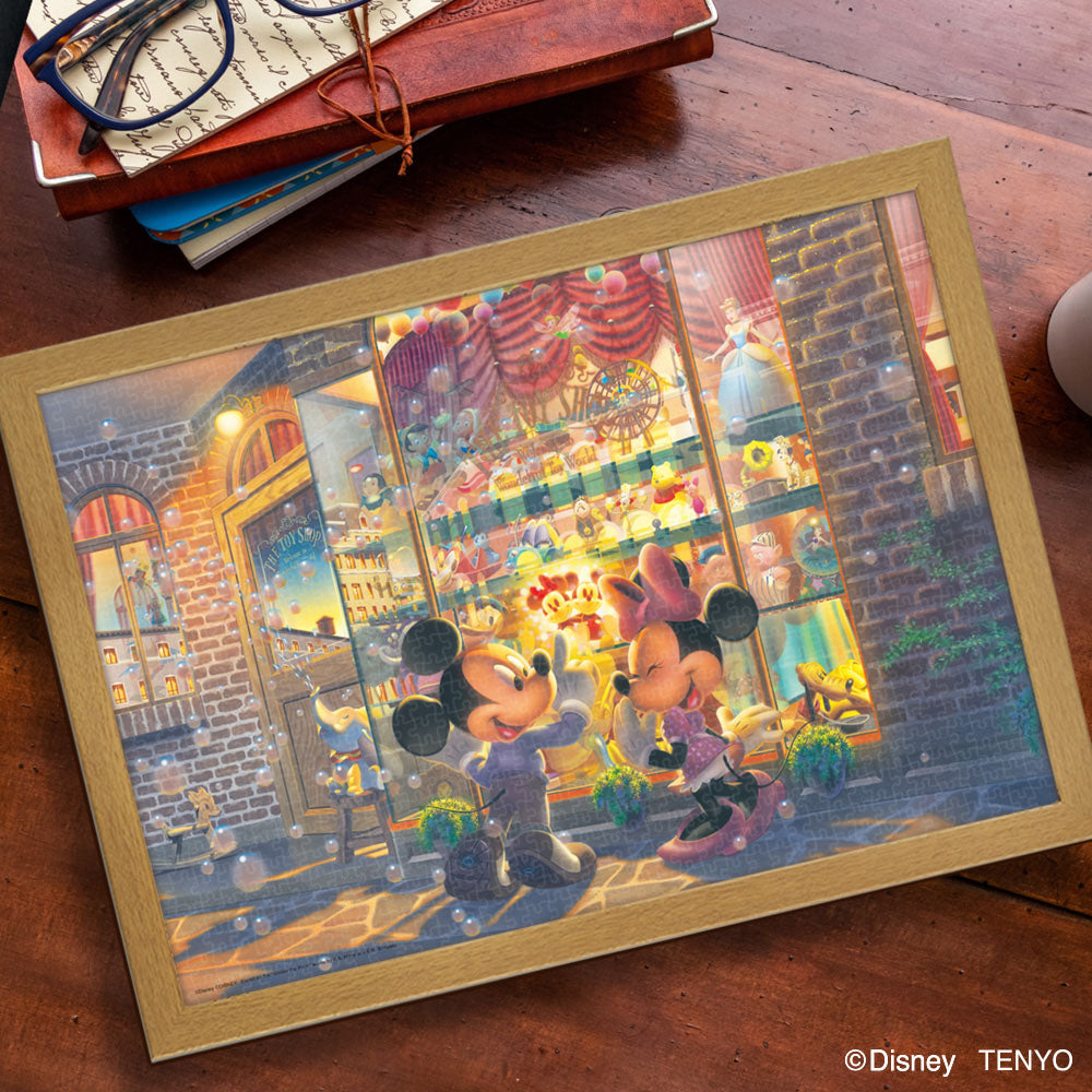 光る 世界最小 ジグソーパズル 1000ピース「夕暮れのトイショップ」 DW