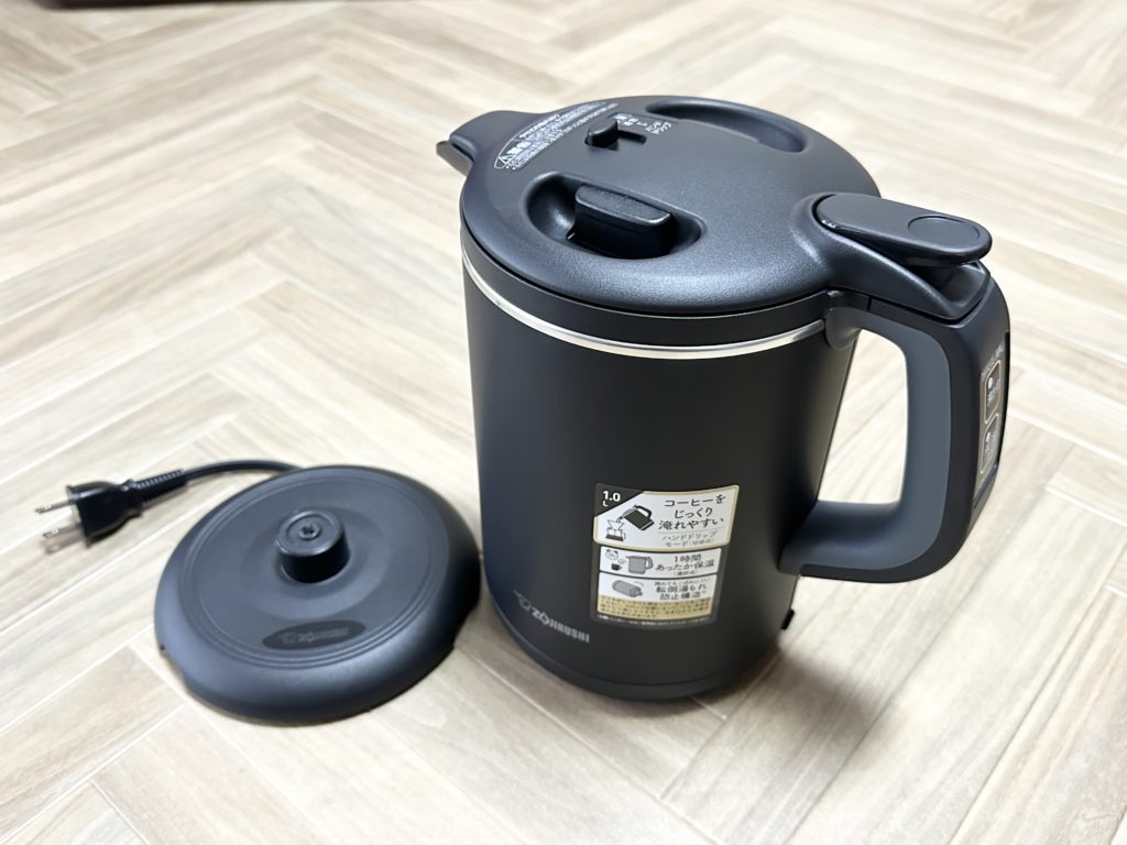 コーヒー好きにはたまらない！ 象印 電気ケトル CK-AX10 レビュー 熱々