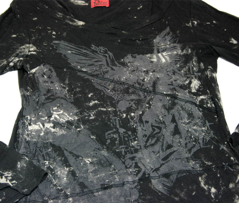 H. Naoto Anarchy Patchwork Long Sleeve T-Shirt - Tenshi Shop