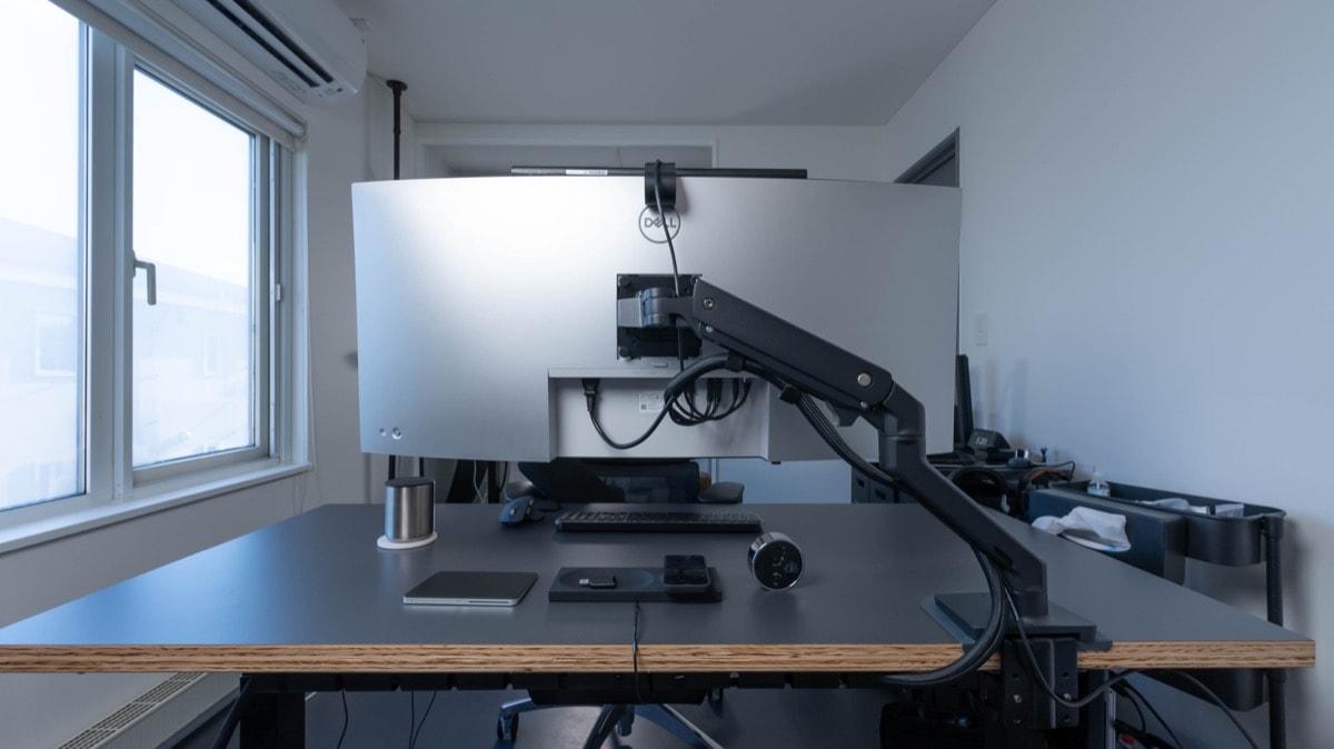 エルゴトロンHXデスクモニターアームレビュー！34インチ超えのデカい