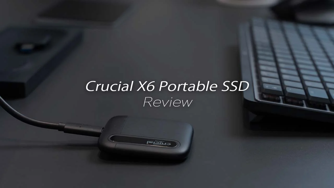 Crucial X6 ポータブルSSDレビュー！SanDiskより安くて速い外付けSSD