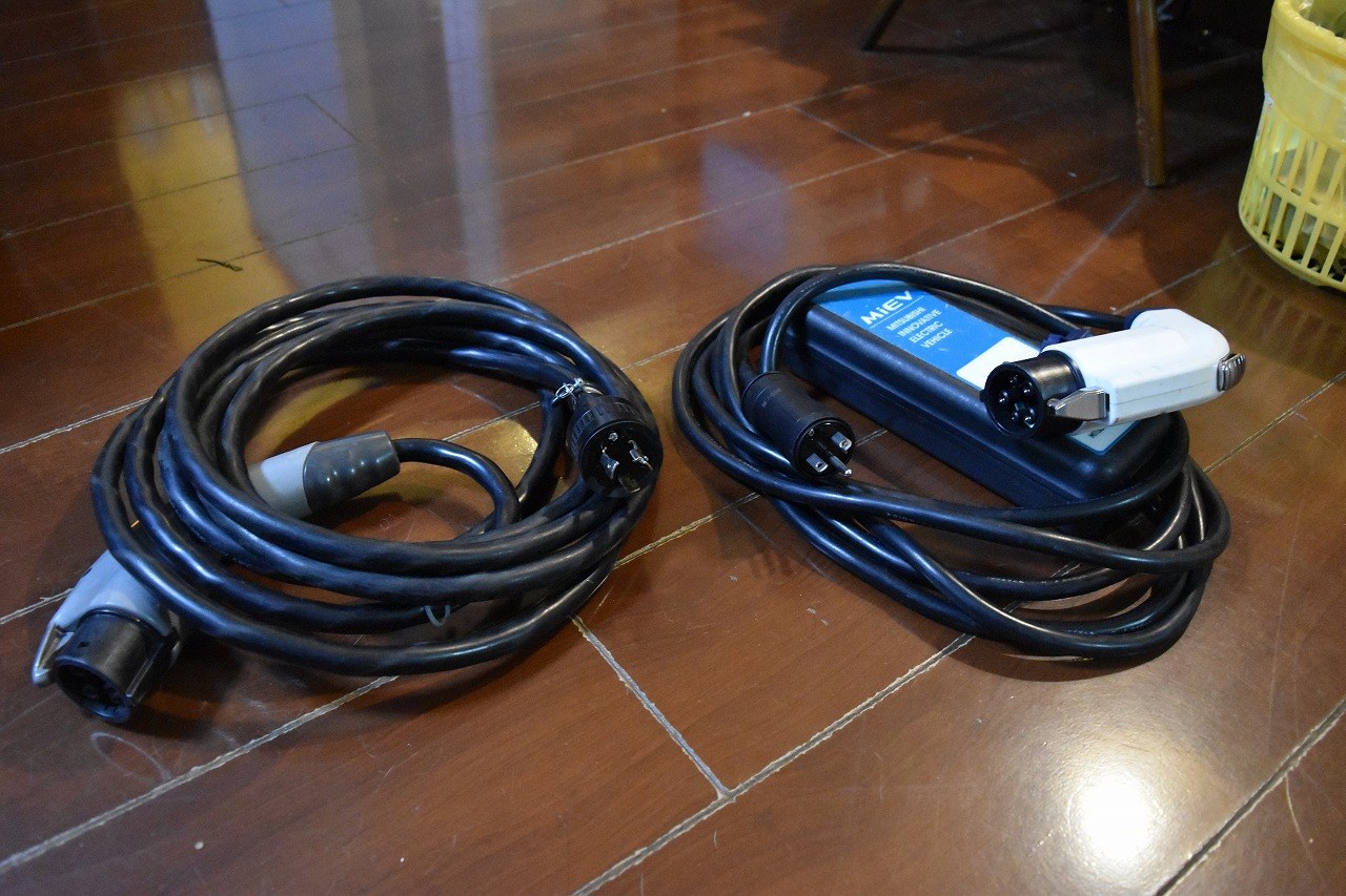 アイミーブの充電コードの200V→100V変換ケーブルをDIYで自作しちゃい