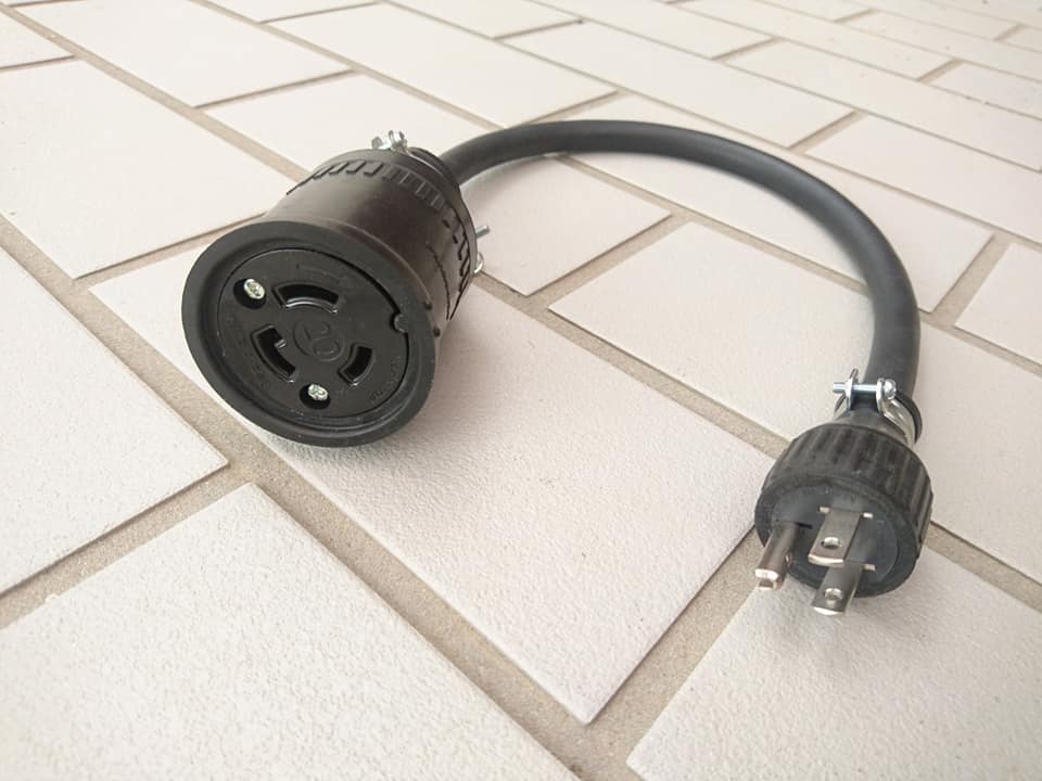 アイミーブの充電コードの200V→100V変換ケーブルをDIYで自作しちゃい