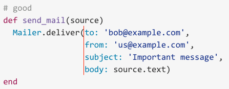 Rubyスタイルガイドを読む: ソースコードレイアウト（2）インデント