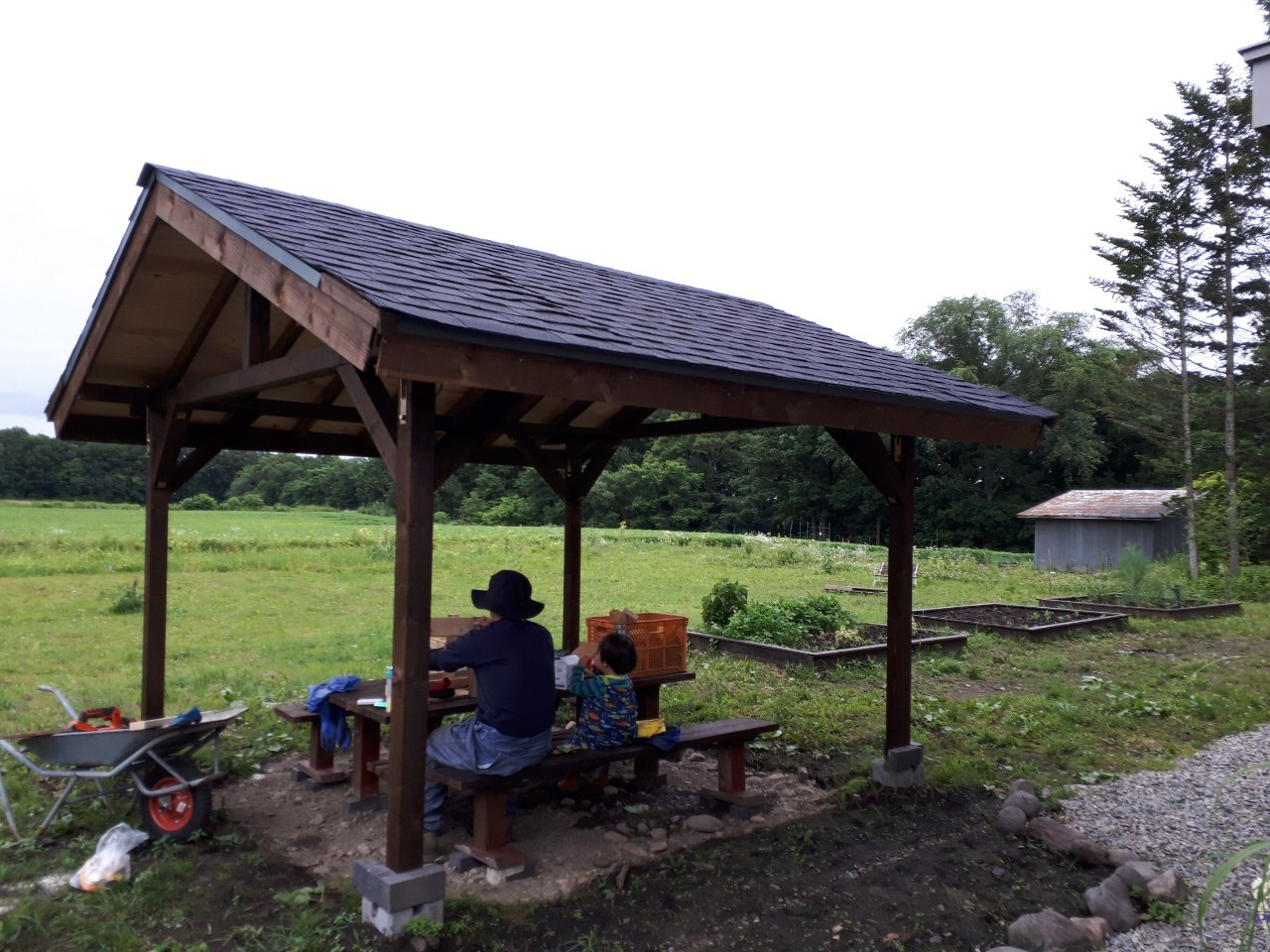 東屋（あずまや）を庭にDIYする– Building a Backyard Gazebo (Azumaya