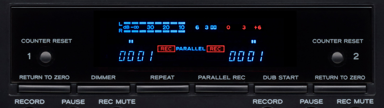 TEAC W-1200 Dual Cassette Deck - Black – TEAC USA