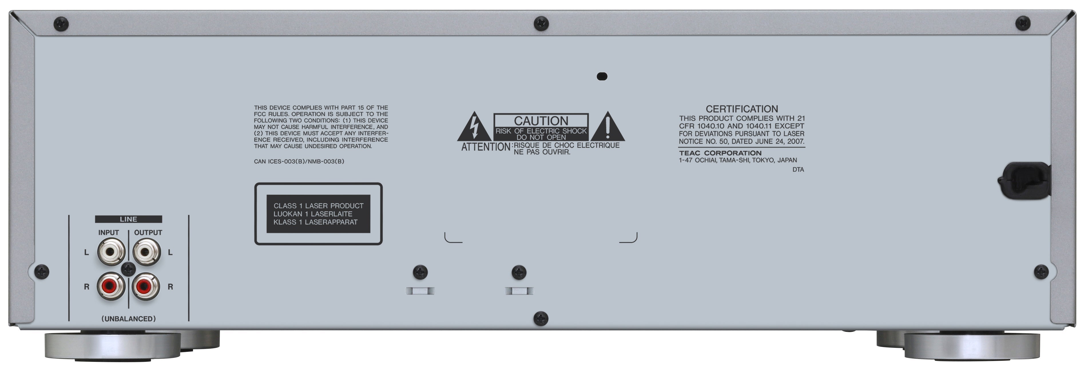 TEAC AD-850-SE Cassette Deck CD Player - Silver – TEAC USA