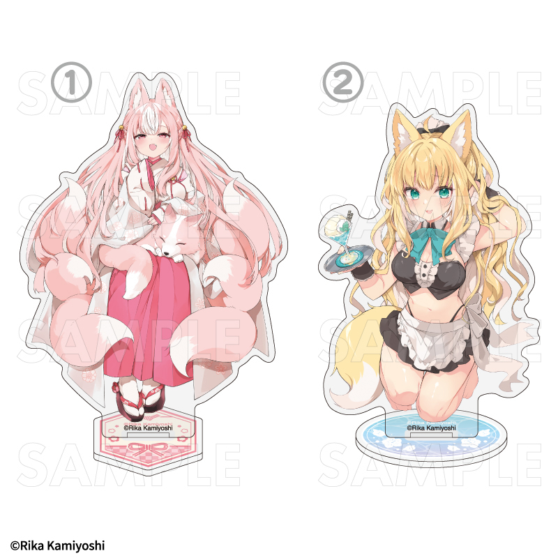 アクリルスタンド／神吉李花ポップアップショップ ふわみみマーケット