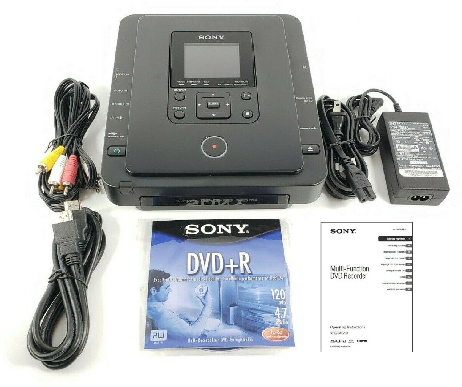Sony VRD-MC10 DVDirect DVD Recorder and Player - HDMI Output