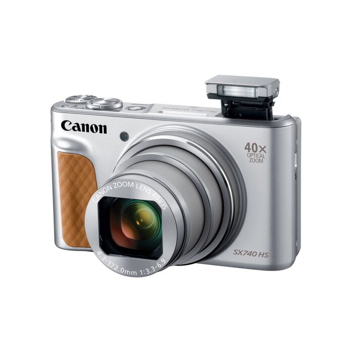 Canon Powershot SX740 HS Digital Camera - Silver | Telescopes