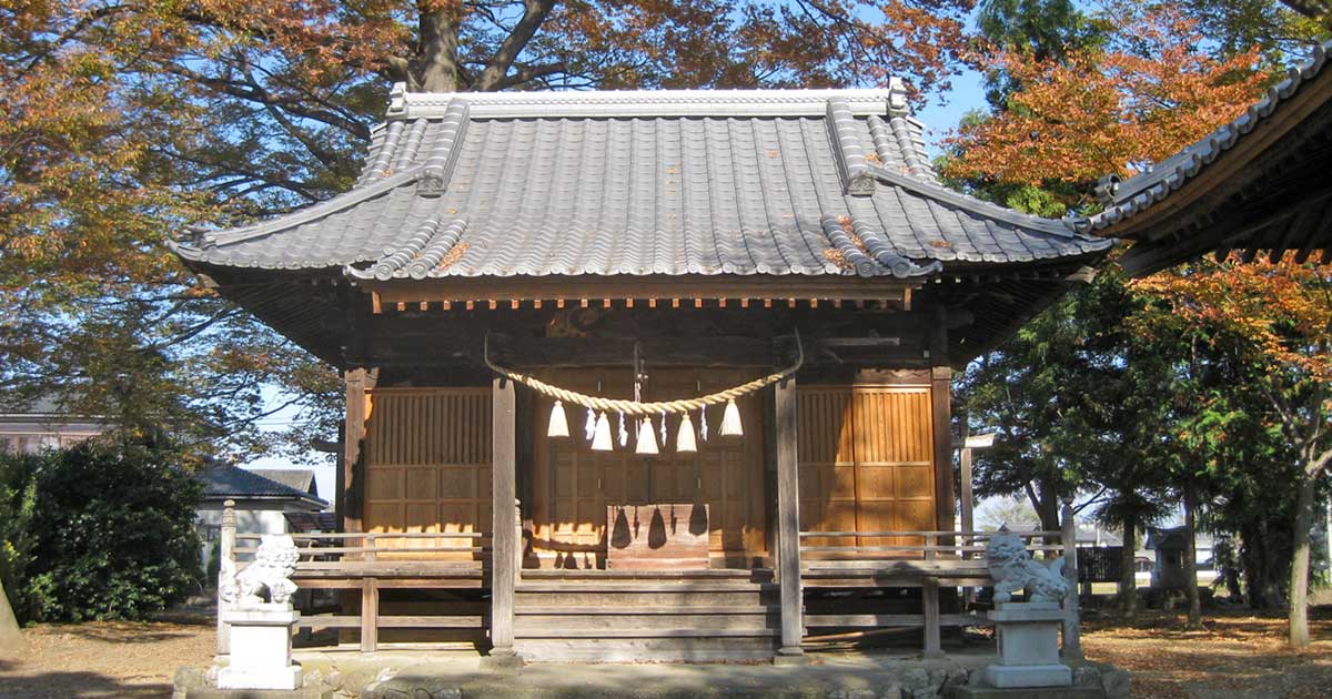児玉神社。児玉郡美里町関の神社