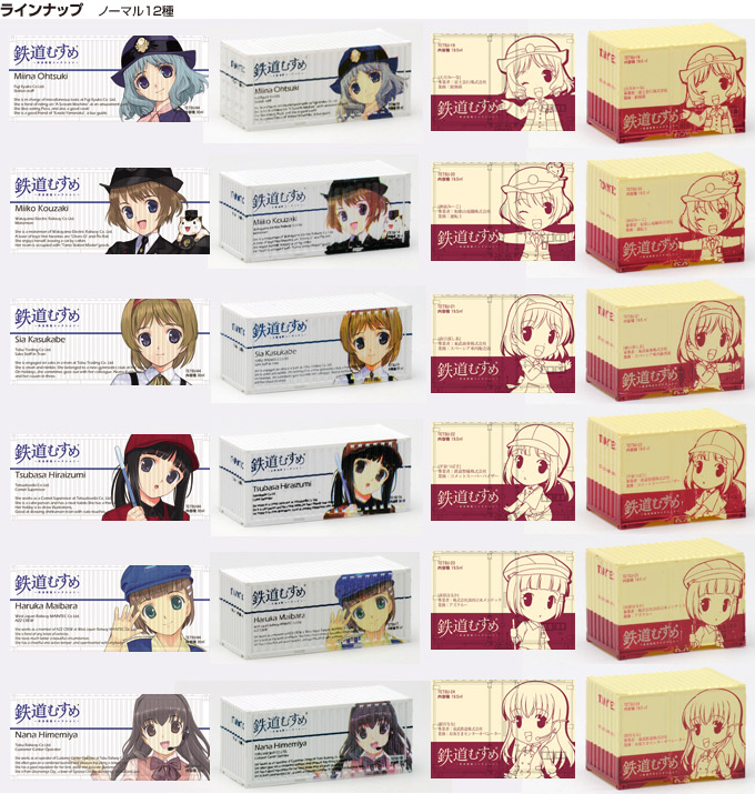 鉄道むすめコンテナコレクションvol.2 | 『鉄道むすめ～鉄道制服