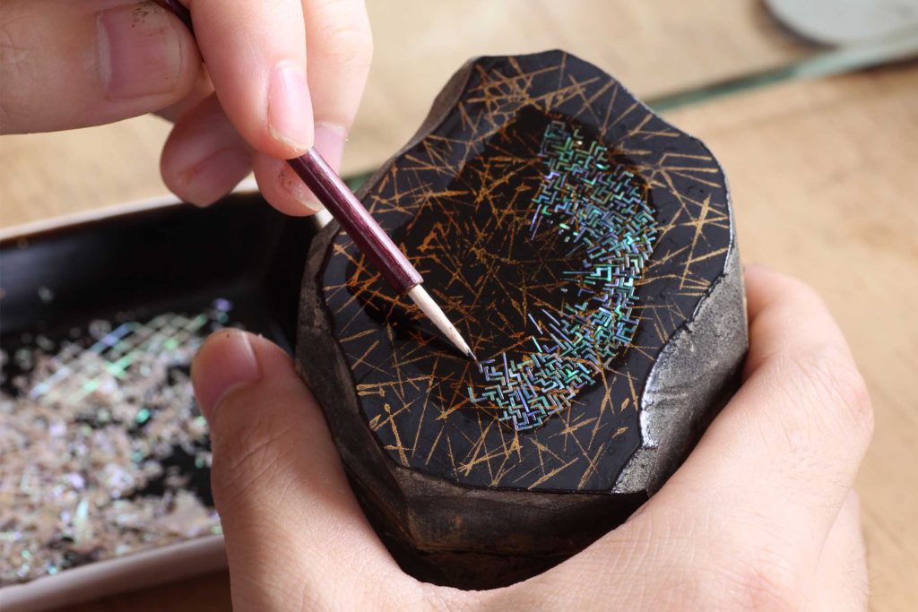 制作風景 | 池田晃将 | 漆 螺鈿 | Terumasa Ikeda | Japanese lacquer