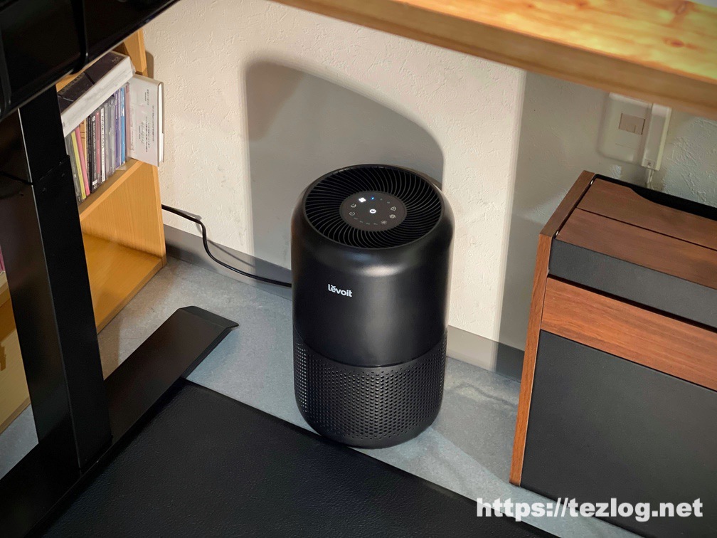 レビュー】Levoit 空気清浄機 Core 300。デスクのホコリ対策にも