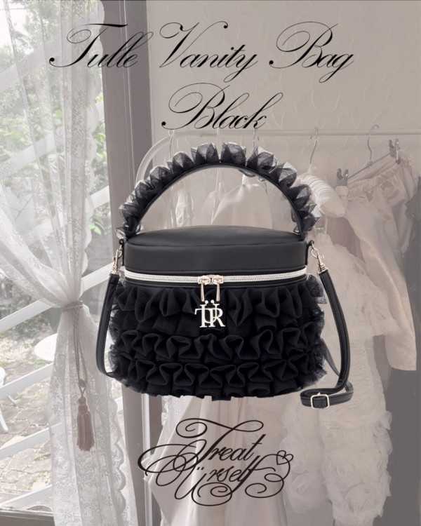 Treat Ürself Tulle Vanity Bag Book Black│宝島社の通販 宝島チャンネル