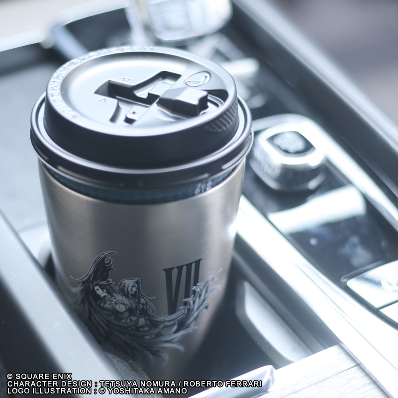 FINAL FANTASY Ⅶ REMAKE INTERGRADE CUP COFFEE TUMBLER BOOK SILVER